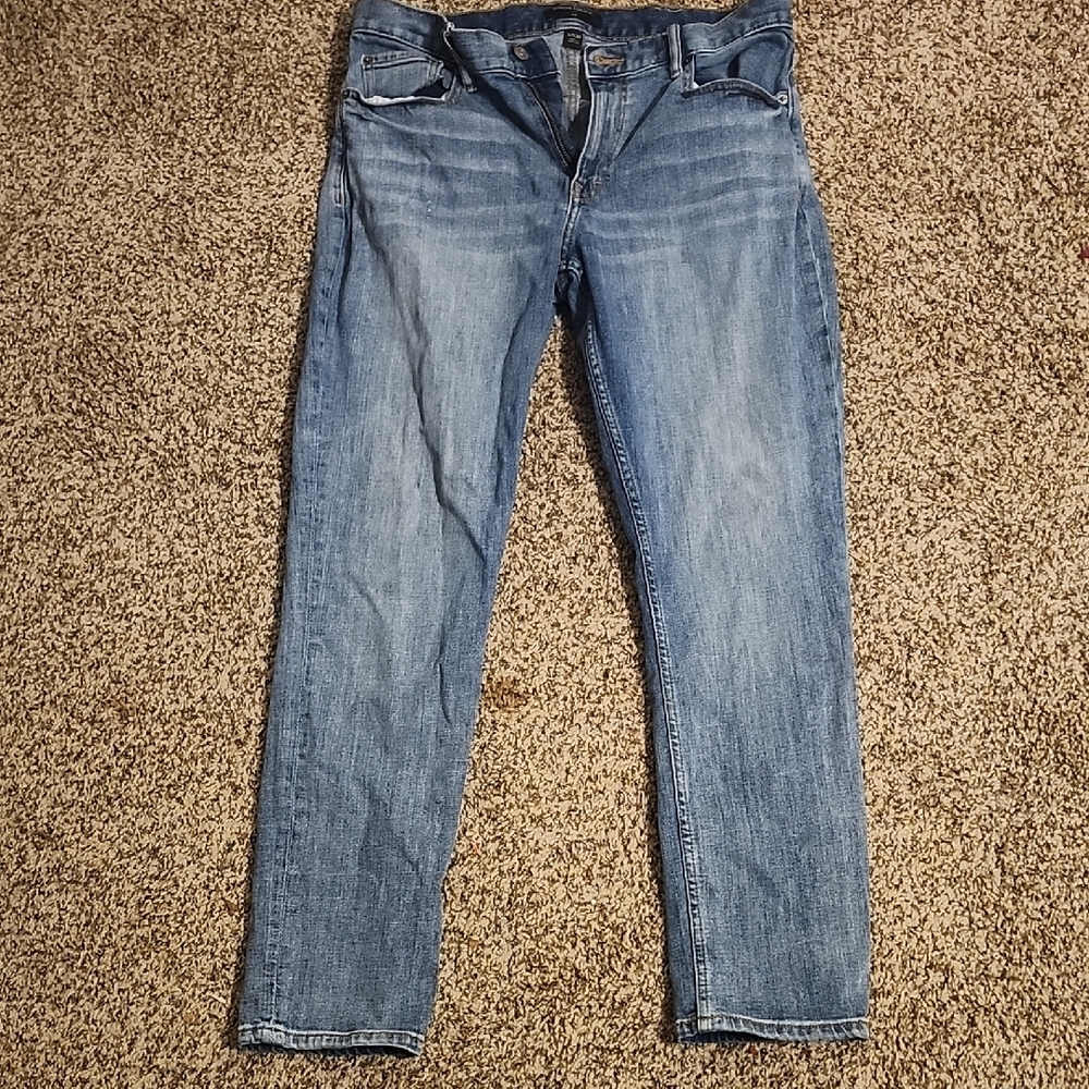 Banana Republic Blue Ankle Cropped Jeans